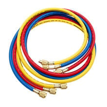 3PCS 60" 1/4" SAE Female Shut-off Valve Hose Kit For HVAC Air Condition Refrigerant R134A R12 R22 R502 with strong connectors 2024 - buy cheap