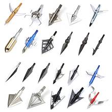 6pcs Arrow Broadheads  Arrows Tips for Archery Hunting Compound Bow and Crossbows and Recoil Arrow Heads 2024 - buy cheap