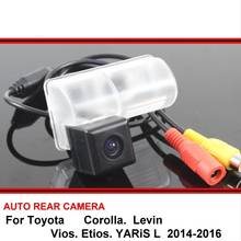 For Toyota Corolla Levin Vios Etios YARiS L Car Reverse Backup Wide Angle HD CCD Rearview Parking Rear View Camera Night Vision 2024 - buy cheap