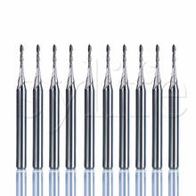 10pcs 3.175*1.0*6mm 2 flutes spiral carbide tools, cnc engraving bits, wood router bits 2024 - buy cheap