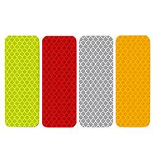 Car Safety Reflective Stickers Auto Night Reflective Colorful Warning Strip Tape Car Bumper Strips PVC Secure Stickers Reflector 2024 - buy cheap