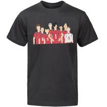 Haikyuu Hot Summer Tshirts Men T Shirt Japanese Hip Hop Round Neck Tops Volleyball Club T-Shirts Shirt Anime Short Sleeve Tees 2024 - buy cheap