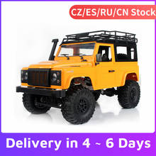 MN-D90-coche todoterreno teledirigido Rock Crawler 1/12, 2,4G, 4WD, 180, Motor de alta velocidad, luz Led RTR 2024 - compra barato