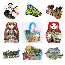 Imanes de nevera de resina 3d, pegatinas de mensaje para decoración del hogar, turismo mundial, Sicily, Italia, recuerdo, Ideas de regalo 2024 - compra barato