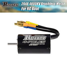 Good Sale Rocket 2948 Brushless RC Boat Motor 4 Poles 4800KV for Traxxas Blast Feilun FT011 600-800mm RC Boat Car 2024 - buy cheap