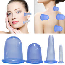 Mini ventosas de silicona para masaje Facial, botes de masaje anticelulitis, transparentes, 21 unidades 2024 - compra barato