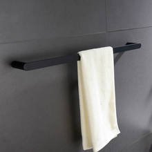 Toallero Retro de acero inoxidable 304 para ducha y baño, perchero negro, colgador fijo, accesorios de Hardware para Baño 2024 - compra barato
