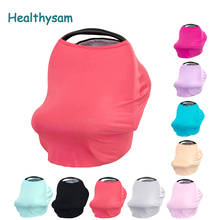 Nursing Cover Muti-Use Breastfeeding Cover Stretchy Carseat Canopy Baby Stroller High Chair Shopping Car Cover 2024 - buy cheap