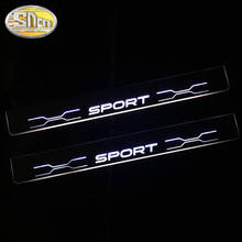 Pegatina LED móvil personalizada para coche, placa de desgaste, umbral de puerta para Toyota Harrier 2014 - 2020 2024 - compra barato