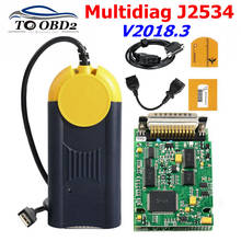 Multi-Diag Multi Diag Access J2534 V2018.3 interface OBD2 Device Multidiag J2534 2018.3 Diagnostic tool Support Multi-Languages 2024 - buy cheap