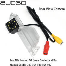 ZJCGO CCD Car Rear View Reverse Back Up Parking Camera for Alfa Romeo GT Brera Giulietta MiTo Nuovo Spider 940 955 940 955 937 2024 - buy cheap