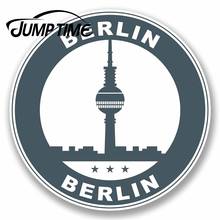 Jump Time for Berlin Germany Vinyl Sticker Luggage Travel Tag German Label Fun Decal Rear Windshield Waterproof Car Accessories 2024 - buy cheap