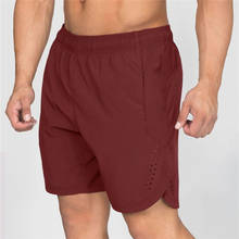 Men's summer shorts fitness bodybuilding shorts jogging shorts men's mesh breathable quick-drying fashion casual sports shorts 2024 - купить недорого