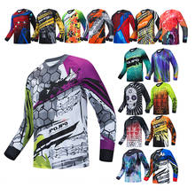2021 Cycling Jersey Men Sport Long Sleeve bicycle Jersey Tops Quick dry Racing Motocycle MTB Sport Bike Shirts Top Maillot 2024 - buy cheap
