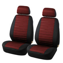 Brand 2PCS Car Seat Covers 5MM Foam Airbag Compatible Universal Fit Most Vans Minibus Separated Car Seat for fj cruiser nissan 2024 - buy cheap