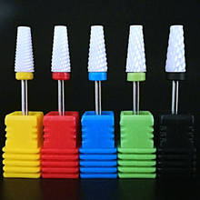 Electric Nail Drill Machine Drill Bits Ceramic Cuticle Clean Burr Nail Drill Bit Rotary Milling Cutter For Manicure Pedicure 2024 - купить недорого