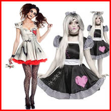 New Wedding Ghost Bride Cosplay Voodoo Doll Costumes Halloween Costumes for Women Adult Anime Cosplay Girls Vampire 2024 - buy cheap