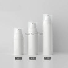 30 Uds blanco 30ml cosmético vacío de la bomba de aire sin aire botella de 75ml Fundación prensa de vacío contenedor portátil de presión de plástico de la botella de la loción 2024 - compra barato