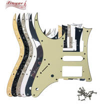 Pleroo Guitar Parts For Left Handed MIJ Ibanez RG2550Z Guitar Pickguard Humbucker HSH Pickup Scratch Plate with 10 Hole Screws 2024 - buy cheap