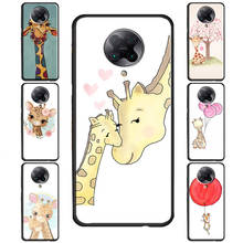 Capa girafa de bebê para celulares xiaomi, capa fofa para poco x3 pro m3 f2 f3 mi 11 lite ultra mi note 10 lite 9t 10t pro 2024 - compre barato