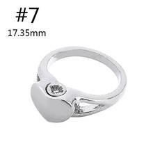 Heart Shape Pet Memorial Ring Fashion Stainless Steel Cremation Ash Urn Finger Rings For Men Women Vintage Jewelry Gift 2024 - buy cheap