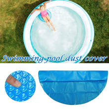 Cobertura solar redonda da piscina do teste padrão do coração 12ft dia para a cobertura inflável da esteira da piscina ao ar livre da bolha 2024 - compre barato