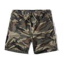 Camouflage Shorts Man Casual Elastic Waist Summer Shorts Cotton Beachshorts Military Army Style Cargo Shorts Men Clothing 2024 - купить недорого