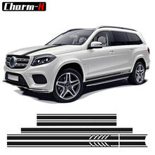 Edition 1 Style Stripes Car Door Side Skirt Sticker Bonnet Decal Kit For Mercedes Benz GLS Class X167 X166 Accessories 2024 - buy cheap