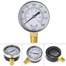 0-14 Bar Air Oil Water Pressure Gauge 1/4" NPT 0-200PSI Manometer 0-14 Bar Side Mount 2024 - buy cheap