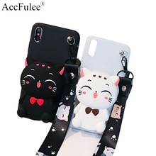 Cartoon DIY 3D Cat Wallet Soft TPU Case For Lenovo Z6 Lite Z5S S5 Pro K6 Note K8 Plus K5 Note K3 Cute Cover 2024 - buy cheap