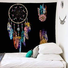 Tapiz clásico para colgar en la pared, manta con patrón de Mandala indio de poliéster, 95x73 cm, decoración del hogar 2024 - compra barato