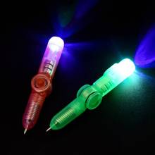 Light-emitting Transfer Pen Creative creative student decompression and decompression plastic ballpoint pen push small gifts 2024 - buy cheap