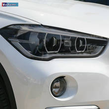 Película protectora para faros delanteros de coche, pegatina de TPU negra transparente para BMW X1 F48 presente 2015-2020, accesorios, 2 uds. 2024 - compra barato