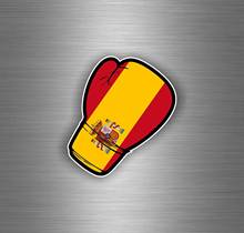 Sticker Car Motorbike Glove Boxing Flag Spain Spanish R2 Stickers for Cars, Motos, Laptops,  Industry 2024 - buy cheap