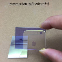 Prisma de semitransmisión semiinversa de vidrio óptico, espectro de luz Visible 50/50, 420-680nm, divisor de haz 2024 - compra barato