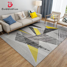 Tapete estilo nórdico 2021, decoração geométrica, amarelo, cinza, para o quarto, personalizado, para decoração da casa 2024 - compre barato