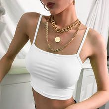 2020 Hot Sexy Neon Green Crop Tops Women Camis Streetwear Slim Casual Summer Tops Strap Cropped Neon Fashion Tops New 2024 - buy cheap