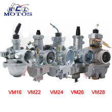 Sclmotos- Mikuni VM20 VM22 VM24 VM28 Carburetor 19mm 26mm 28mm 30mm 32mm Carb For 110cc-250cc Dirt Pit Bike ATV Quad UTV 2024 - buy cheap