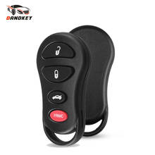 Dandkey дистанционный автомобильный Корпус ключа для Chrysler Sebring Concorde Jeep Liberty Dodge Keyless Entry 4 кнопки Fob запасной пустой чехол 2024 - купить недорого