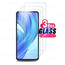 Vidrio Protector transparente HD para Xiaomi Mi11 Lite, película protectora de pantalla a prueba de explosiones de 2021 pulgadas, para Mi 11 Light 11 Lite 5G 6,55, 3 uds. 2024 - compra barato