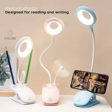 Clip Table Lamp Study Touch Plug In 1200mAh Rechargeable LED Reading Desk Lamp USB Table Light Flexi Lamps Nightlight 2024 - buy cheap