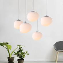 Nordic Pendant Lights White Globe Pendant Lamp Glass Lamp Shade For Living Room Light Kitchen Fixture luminaria Hanging Lamp 2024 - buy cheap