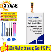 100% оригинал HSABAT 300 мАч EB-BR365ABE батарея для samsung gear Fit2 Pro фитнес SM-R365 R365 gear Fit 2 Pro 2024 - купить недорого