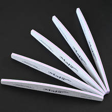 5pcs/Lot White Professional Nail File High Quality Sandpaper 100/180 Sanding Buffing Blocks Polish Manicure Files Nail Care Tool 2024 - buy cheap