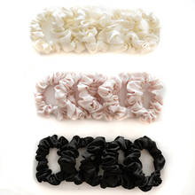 2020 New 1 Set Women Satin/Velvet Elastic Hair Bands Scrunchies Headband Thin Rubber Band Ponytail Holder Girls Hair Accessories 2024 - buy cheap