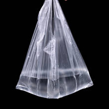 100Pcs/lot  Multifunction White Vest Style Plastic Carrier Bags Reusable Grocery Packaging Shopping Bags 15*23cm 2024 - buy cheap