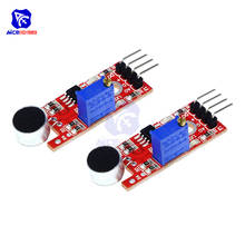 diymore 2PCS/Lot High Sensitive Microphone Sound Sensor Detection Module for Arduino AVR PIC 5V DC 2024 - buy cheap