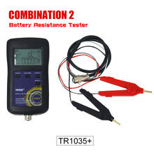 Atualize yr1035 original quatro-linha teste de resistência interna da bateria de lítio digital tr1035 elétrica 18650 testador de bateria seca c2 2024 - compre barato