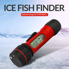 New type of ice fishing fish finder 0.8-90m depth digital handle sensor bait light sonar wireless fish finder temperature sensor 2024 - buy cheap