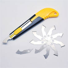 PVC Acrylic Plastic Sheet Perspex Cutter Hook Cutting Tool With 10 Spare Blades 2024 - buy cheap